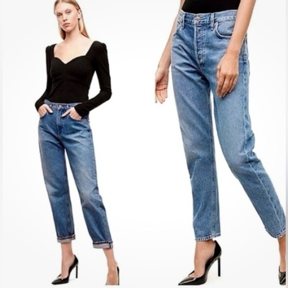 Talula x Agolde High Rise Tapered Jeans - Picture 1 of 12